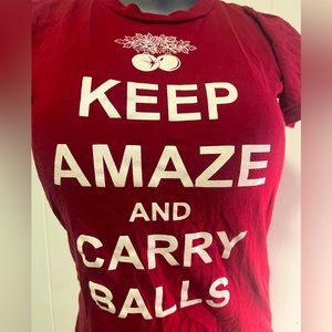 Amanda Palmer T-shirt | Keep Amaze and Carry Balls | AA Size L
